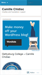 Mobile Screenshot of camillechidiac.wordpress.com
