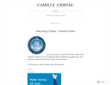 Tablet Screenshot of camillechidiac.wordpress.com