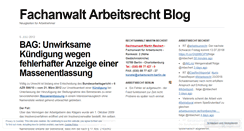 Desktop Screenshot of fachanwaltarbeitsrecht.wordpress.com