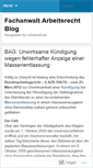 Mobile Screenshot of fachanwaltarbeitsrecht.wordpress.com