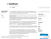Tablet Screenshot of karthum.wordpress.com