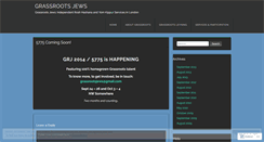 Desktop Screenshot of grassrootsjewishnewyearproject.wordpress.com