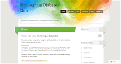 Desktop Screenshot of birminghamdiabetesclub.wordpress.com