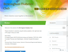 Tablet Screenshot of birminghamdiabetesclub.wordpress.com