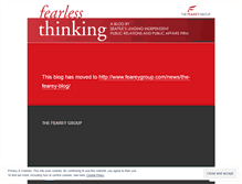 Tablet Screenshot of feareywire.wordpress.com
