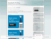 Tablet Screenshot of heatbolt.wordpress.com