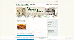 Desktop Screenshot of myvintagecharm.wordpress.com