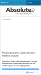 Mobile Screenshot of absolutedevelopments.wordpress.com