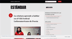 Desktop Screenshot of elestandar.wordpress.com