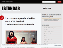 Tablet Screenshot of elestandar.wordpress.com