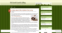 Desktop Screenshot of fitfoodcoach.wordpress.com