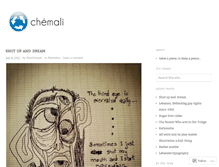 Tablet Screenshot of chemalielias.wordpress.com