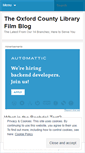 Mobile Screenshot of oxfordlibraries.wordpress.com
