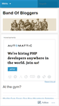 Mobile Screenshot of bandofbloggers2.wordpress.com