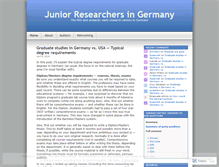 Tablet Screenshot of jrresearchersgermany.wordpress.com