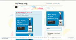 Desktop Screenshot of fyo3.wordpress.com