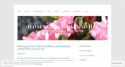 Desktop Screenshot of nourishedathome.wordpress.com