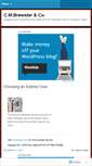 Mobile Screenshot of cmbrewster.wordpress.com