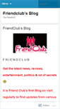 Mobile Screenshot of friendclub.wordpress.com