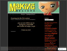 Tablet Screenshot of makingbelieve.wordpress.com