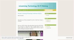 Desktop Screenshot of elearningtechnology.wordpress.com