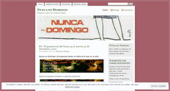 Desktop Screenshot of nuncaendomingo.wordpress.com