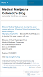 Mobile Screenshot of medicalmarijuanacolorado.wordpress.com