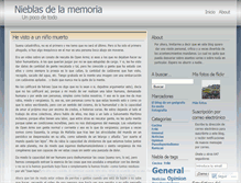 Tablet Screenshot of nieblasdelamemoria.wordpress.com