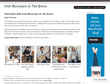 Tablet Screenshot of bronxtunes.wordpress.com