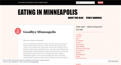 Desktop Screenshot of eatinginmpls.wordpress.com