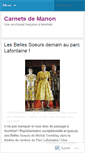 Mobile Screenshot of carnetsdemanon.wordpress.com