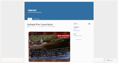 Desktop Screenshot of mikemercer.wordpress.com
