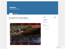 Tablet Screenshot of mikemercer.wordpress.com