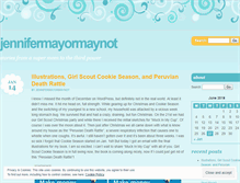 Tablet Screenshot of jennifermayormaynot.wordpress.com