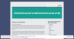 Desktop Screenshot of nientenuovebuonenuove.wordpress.com