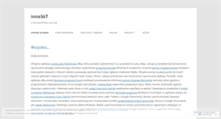 Desktop Screenshot of inne567.wordpress.com