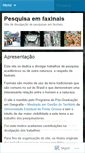 Mobile Screenshot of faxinais.wordpress.com