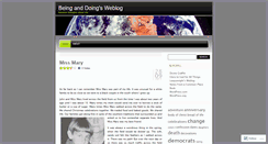 Desktop Screenshot of beinganddoing.wordpress.com