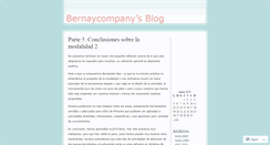 Desktop Screenshot of bernaycompany.wordpress.com