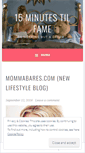 Mobile Screenshot of fifteenminutesuntilfame.wordpress.com