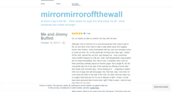 Desktop Screenshot of mirrormirroroffthewall.wordpress.com