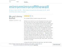 Tablet Screenshot of mirrormirroroffthewall.wordpress.com