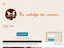Tablet Screenshot of lanostalgiedessaveurs.wordpress.com