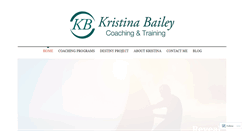 Desktop Screenshot of kristinabailey.wordpress.com