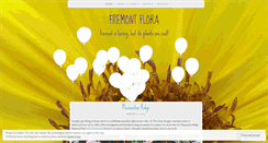 Desktop Screenshot of fremontflora.wordpress.com