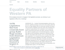 Tablet Screenshot of equalitypartners.wordpress.com