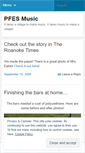 Mobile Screenshot of pfesmusic.wordpress.com