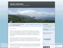 Tablet Screenshot of idtheftblog.wordpress.com