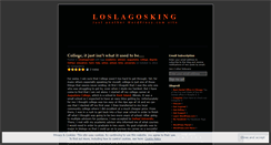 Desktop Screenshot of loslagosking.wordpress.com