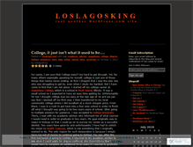 Tablet Screenshot of loslagosking.wordpress.com